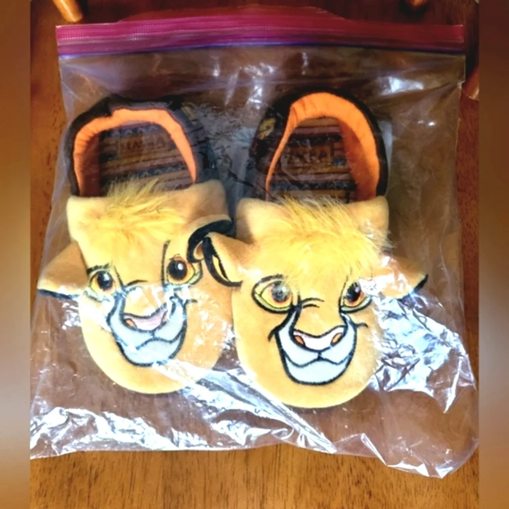 Disney The Lion King Simba Toddler Slippers 11-12